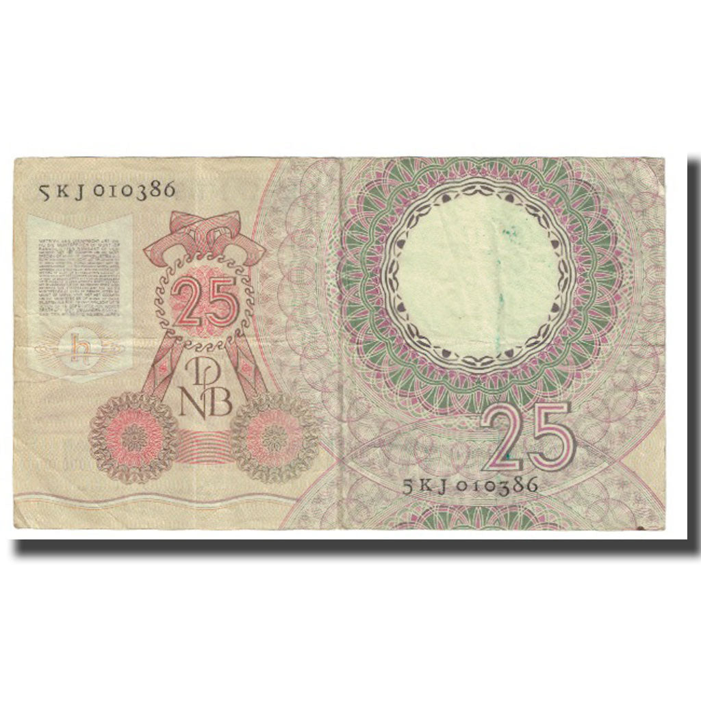Banknote, Netherlands, 25 Gulden, 1955, 1955-04-10, KM:87, EF(40-45)