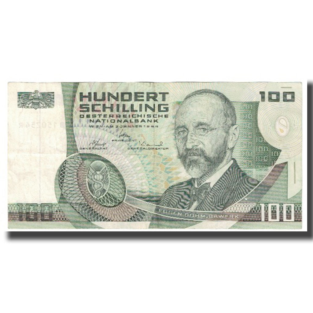 Banknote, Austria, 100 Schilling, 1984, 1984-01-02, KM:150, EF(40-45)