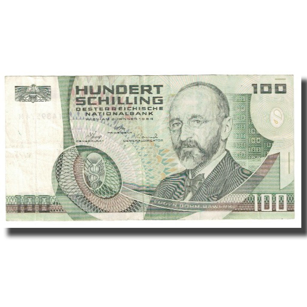 Billet, Autriche, 100 Schilling, 1984, 1984-01-02, KM:150, TTB