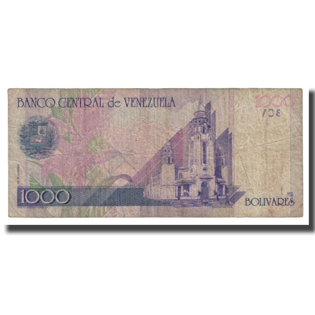 Nota, Venezuela, 1000 Bolivares, 1998, 1998-09-10, KM:79, VF(20-25)