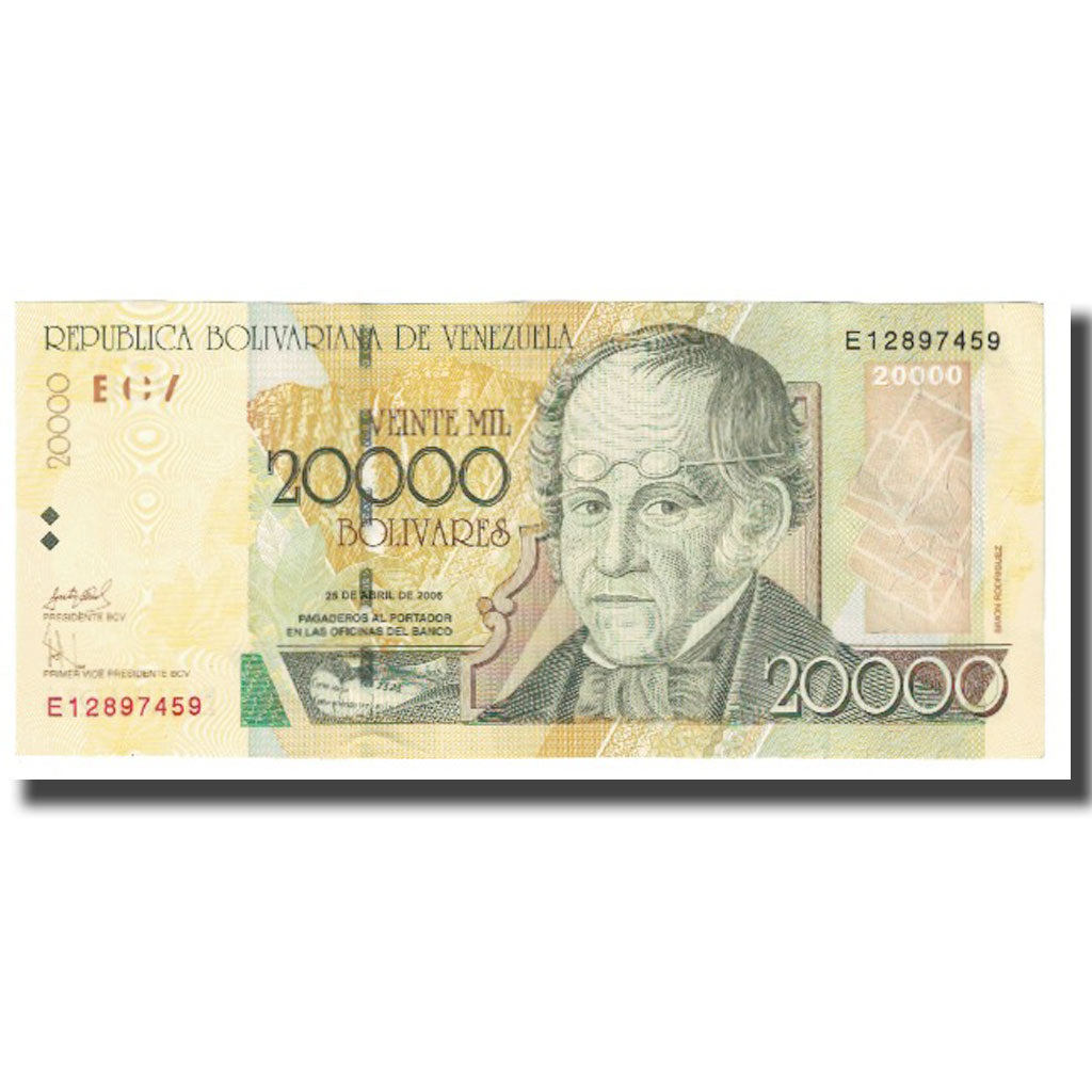 Banknote, Venezuela, 20,000 Bolívares, 2006, 2006-04-25, KM:86a, UNC(65-70)