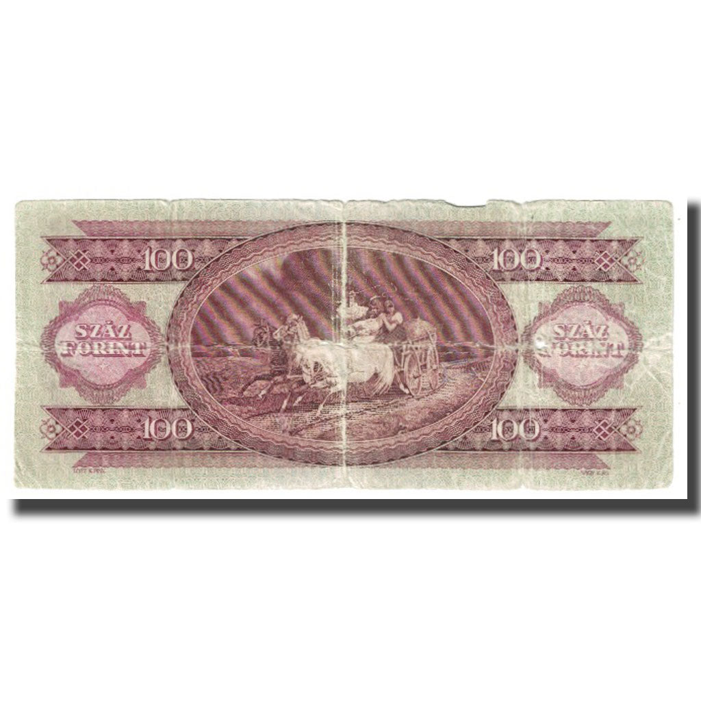 Banknot, Węgry, 100 Forint, 1962, 1962-10-12, KM:174a, VF(20-25)