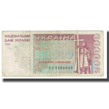 Banknote, Ukraine, 200,000 Karbovantsiv, 1994, KM:98b, VF(20-25)