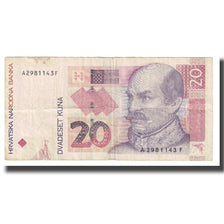 Billet, Croatie, 20 Kuna, 2001, 2001-03-07, KM:39, TTB