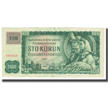 Banknot, Czechosłowacja, 100 Korun, 1961, KM:91c, AU(55-58)