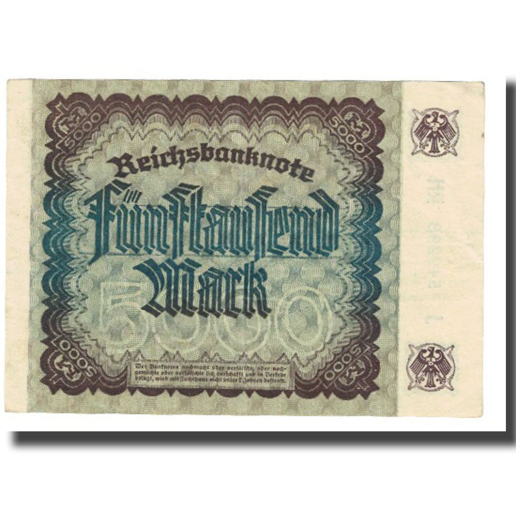 Banknote, Germany, 5000 Mark, 1922, 1922-12-02, KM:81a, AU(55-58)