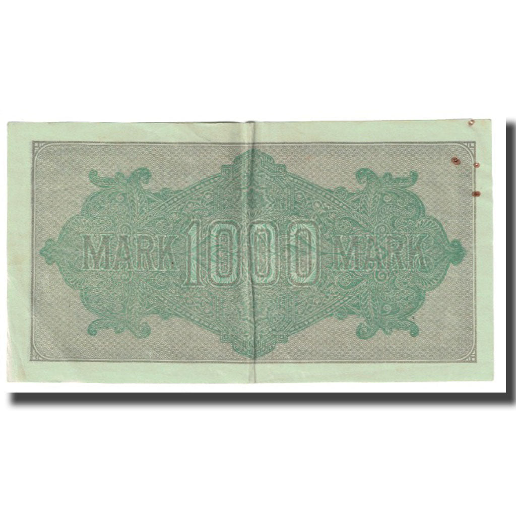 Nota, Alemanha, 1000 Mark, 1922, 1922-09-15, KM:76d, EF(40-45)