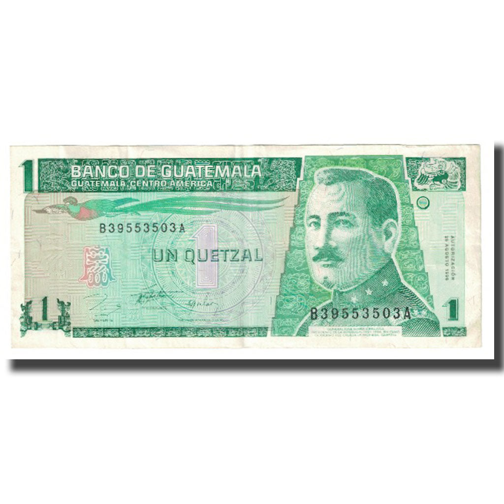Banconote, Guatemala, 1 Quetzal, 1996, 1996-08-28, KM:66, BB