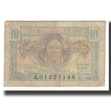 France, 10 Francs, Undated (1947), TB, Fayette:VF30.1, KM:M7a