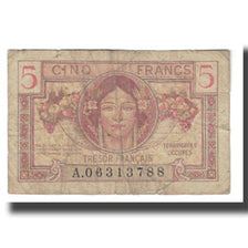 Francja, 5 Francs, Undated (1947), Undated, VF(20-25), Fayette:VF29.1, KM:M6a