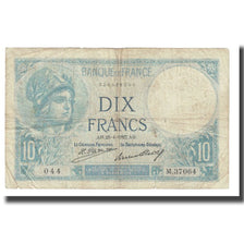 Francja, 10 Francs, 1927, 1927-04-25, VF(20-25), Fayette:6.12, KM:84