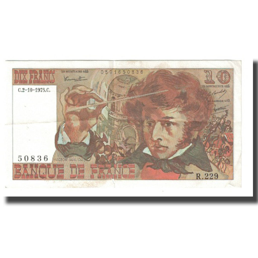 Francia, 10 Francs, 1975, 1975-10-02, MBC, Fayette:63.13, KM:150a