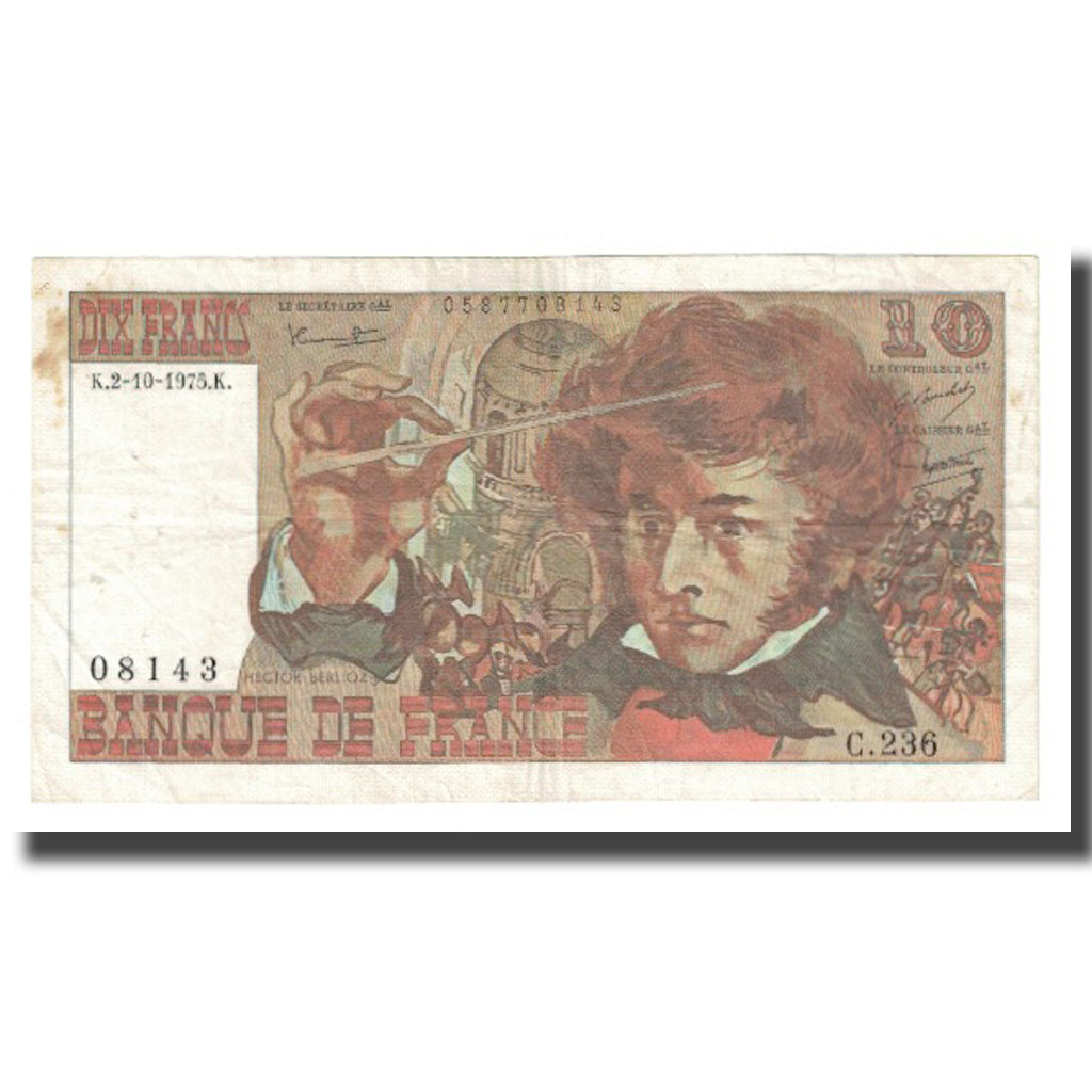 Francia, 10 Francs, 1975, 1975-10-02, BB, Fayette:63.13, KM:150b