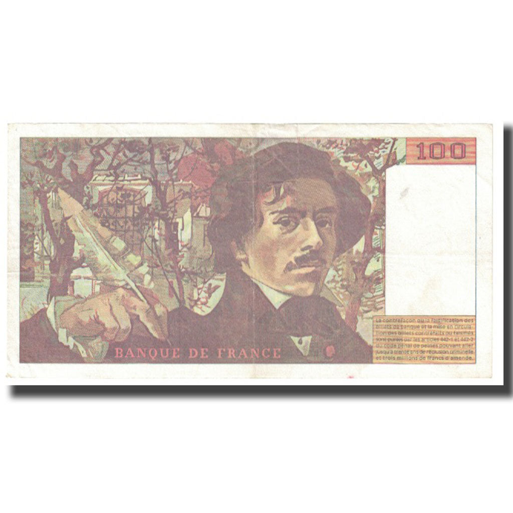 França, 100 Francs, 1994, EF(40-45), Fayette:69ter.01b, KM:154h