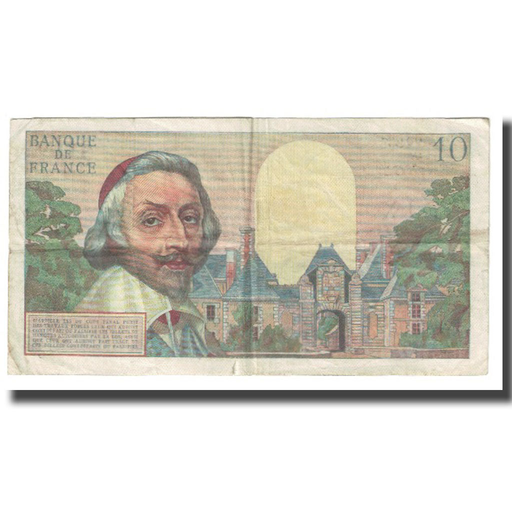 France, 10 Nouveaux Francs, 1960, 1960-11-04, VF(20-25), Fayette:57.11, KM:142a