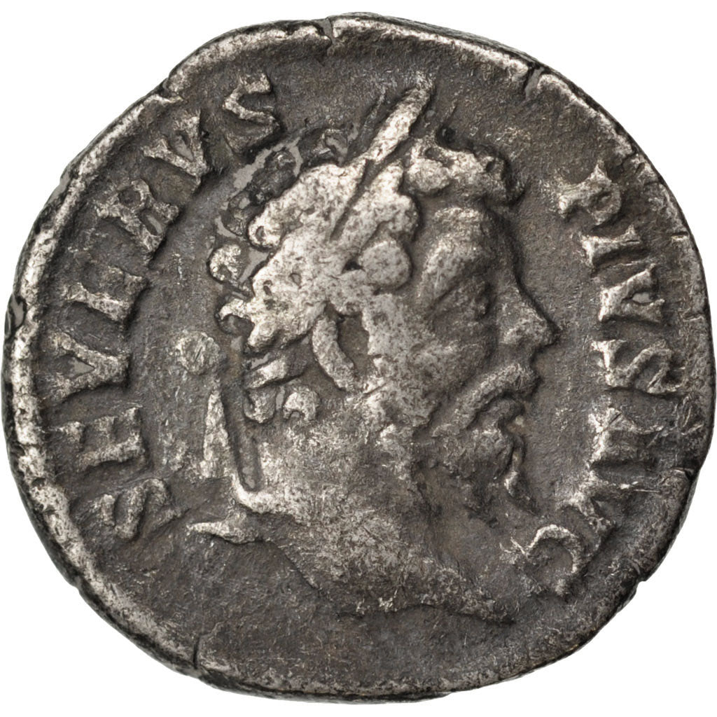 Septimius Severus, Denarius, Roma, EF(40-45), Silver, Cohen #469, 3.40