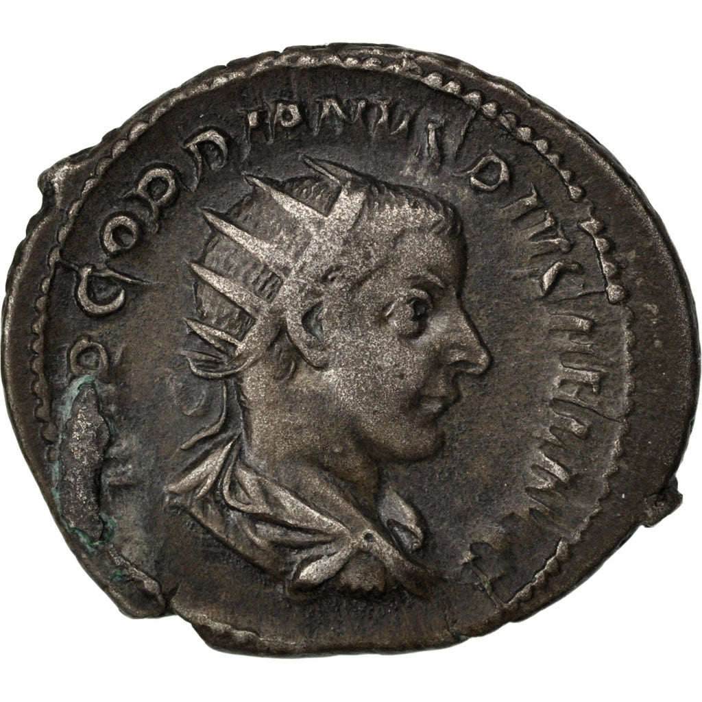 Gordian III, Antoninianus, EF(40-45), Billon, Cohen #109, 4.00