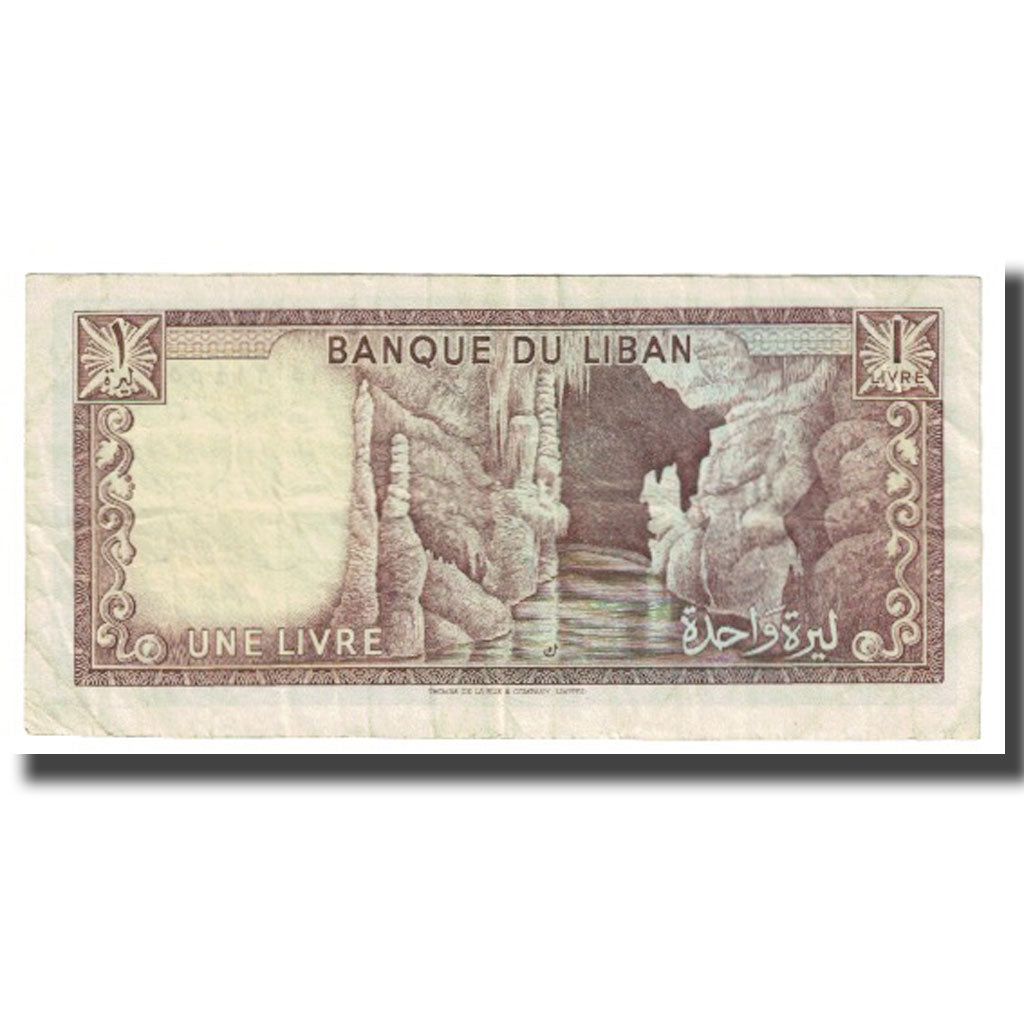 Geldschein, Lebanon, 1 Livre, KM:61b, S
