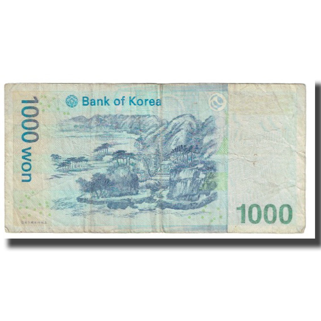 Banknote, South Korea, 1000 Won, KM:54a, VF(20-25)