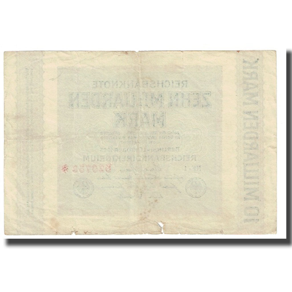 Banknote, Germany, 10 Milliarden Mark, 1923, 1923-10-01, KM:117a, VF(20-25)