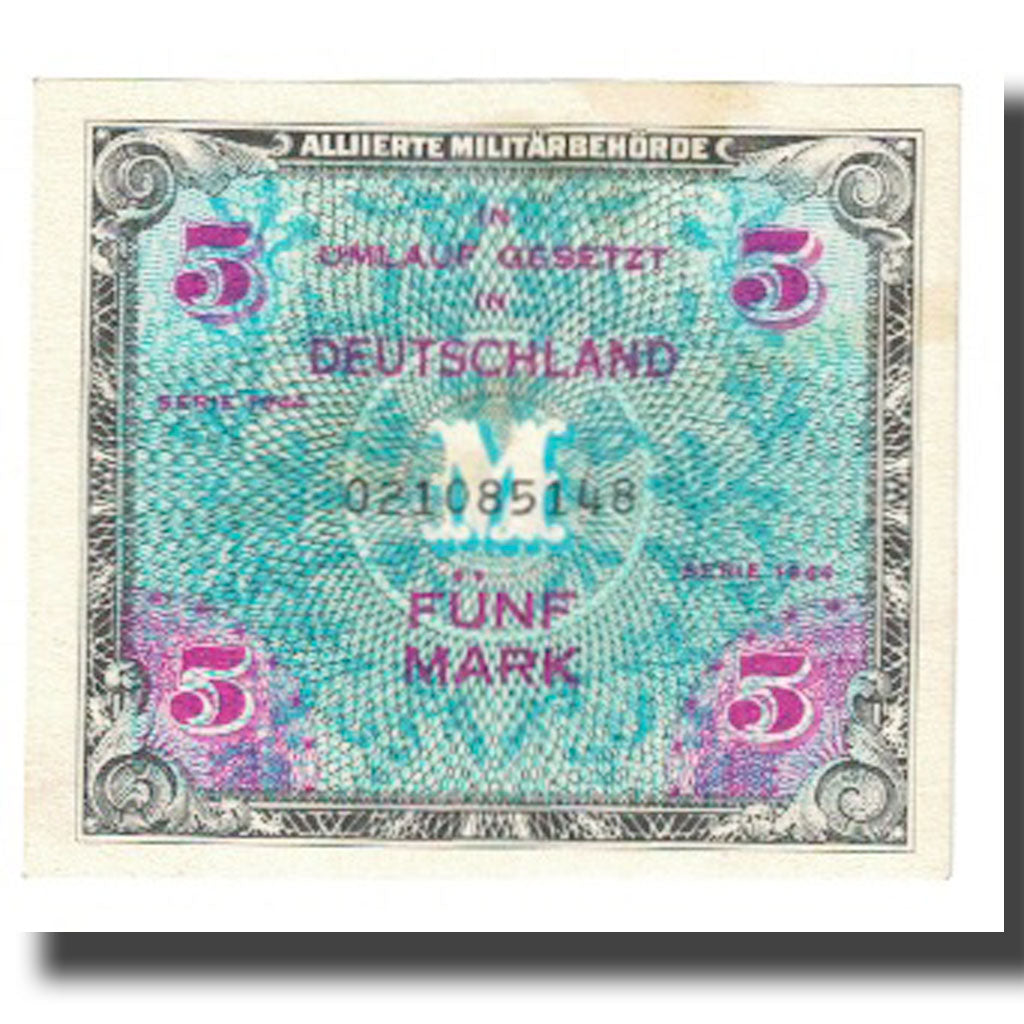 Banknote, Germany, 5 Mark, 1944, KM:193a, EF(40-45)