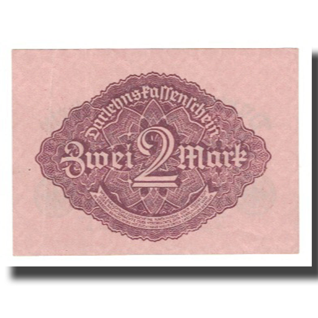 Banknot, Niemcy, 2 Mark, 1922, 1922-09-15, KM:62, UNC(63)