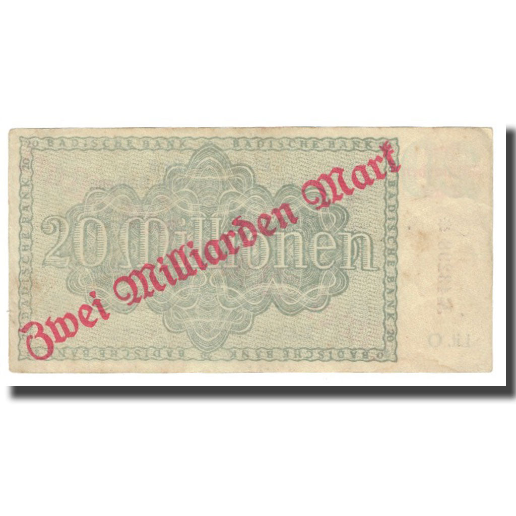 Banknote, German States, 2 Milliarden Mark, 1923, 1923-09-25, KM:S913, EF(40-45)