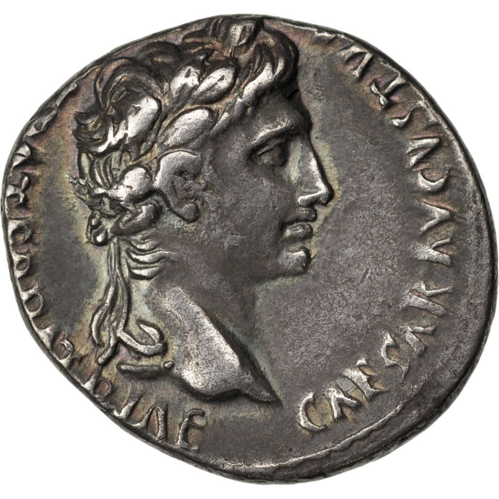 Augustus, Denarius, Roma, AU(50-53), Silver, Cohen #43, 3.70