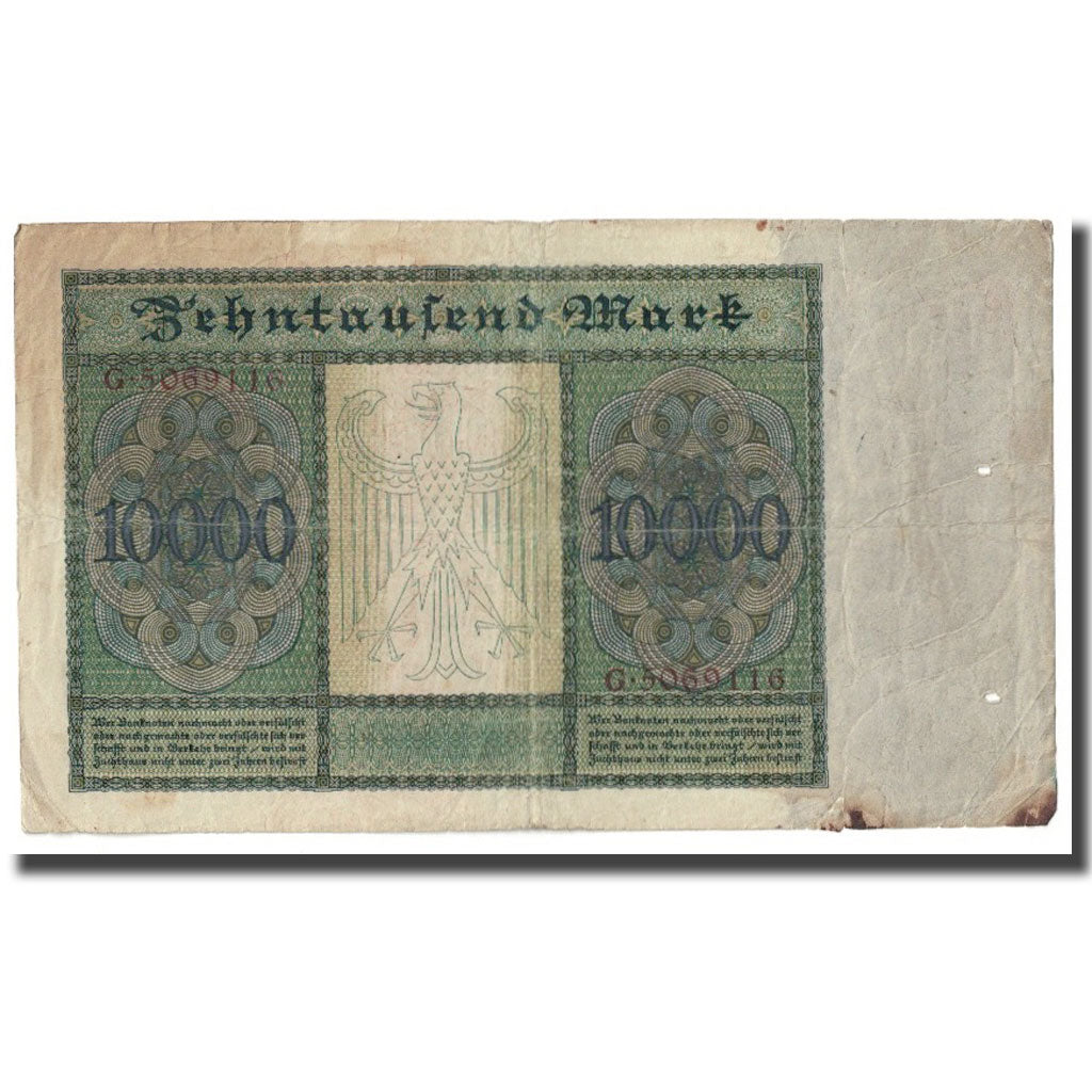 Banknote, Germany, 10,000 Mark, 1922, 1922-01-19, KM:70, VF(20-25)