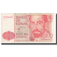Billet, Espagne, 2000 Pesetas, 1980, 1980-07-22, KM:159, TTB