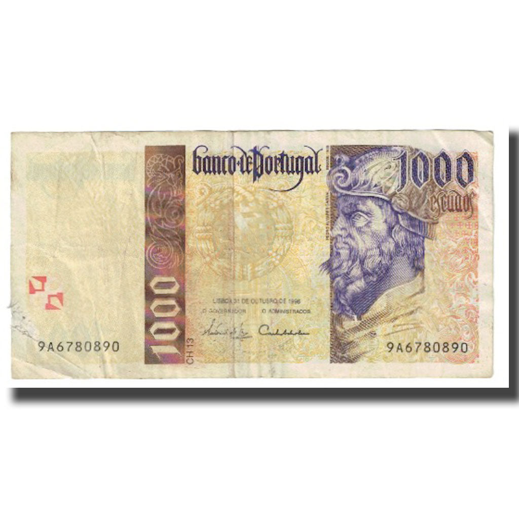 Billet, Portugal, 1000 Escudos, 1996, 1996-10-31, KM:188c, TB