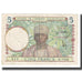 Billet, French West Africa, 5 Francs, 1939, 1939-04-27, KM:25, TTB