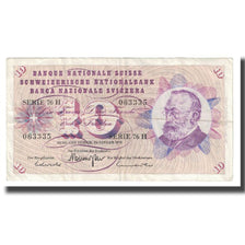 Banknote, Switzerland, 10 Franken, 1972, 1972-01-24, KM:45j, EF(40-45)