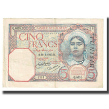 Banknote, Algeria, 5 Francs, 1933, 1933-03-10, KM:77a, EF(40-45)