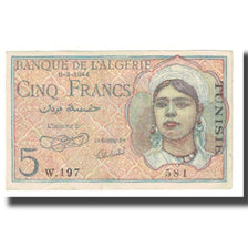 Banknote, Algeria, 5 Francs, 1944, 1944-02-08, KM:94a, EF(40-45)