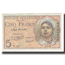 Banknote, Algeria, 5 Francs, 1944, 1944-02-08, KM:94a, EF(40-45)