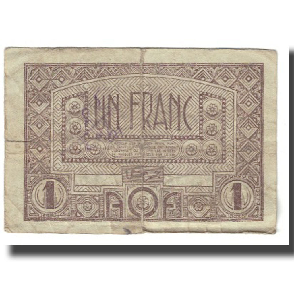 Banknote, French West Africa, 1 Franc, KM:34a, VF(20-25)