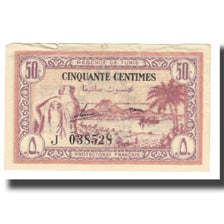 Banknote, Tunisia, 50 Centimes, 1943, 1943-07-15, KM:54, VF(20-25)