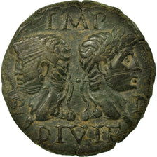 Coin, Dupondius, Nemausus, AU(50-53), Copper, Cohen:8