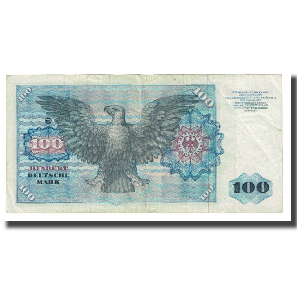 Banknote, GERMANY - FEDERAL REPUBLIC, 100 Deutsche Mark, 1970, 1970-01-02
