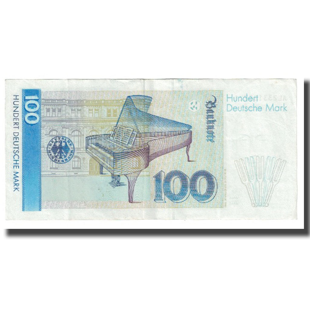 Banknote, GERMANY - FEDERAL REPUBLIC, 100 Deutsche Mark, 1989, 1989-01-02
