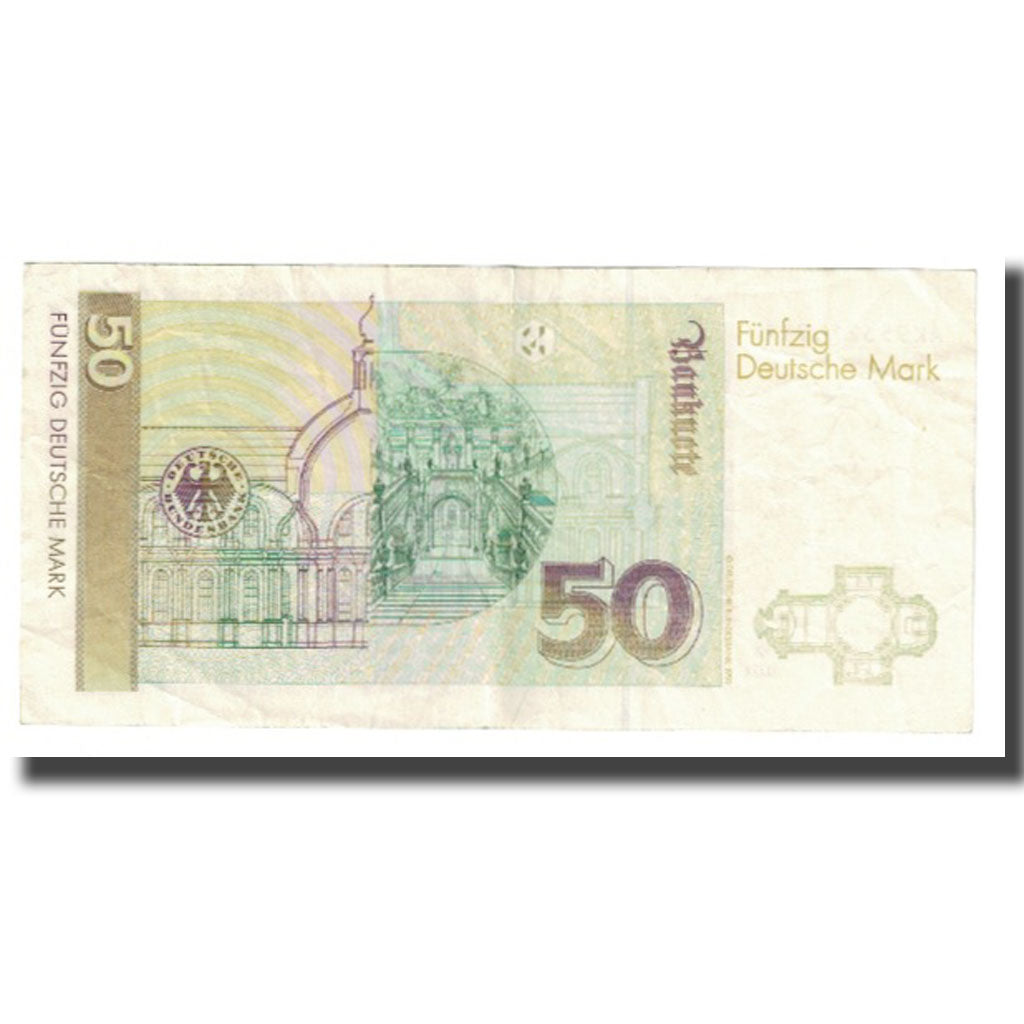 Banknote, GERMANY - FEDERAL REPUBLIC, 50 Deutsche Mark, 1991, 1991-08-01