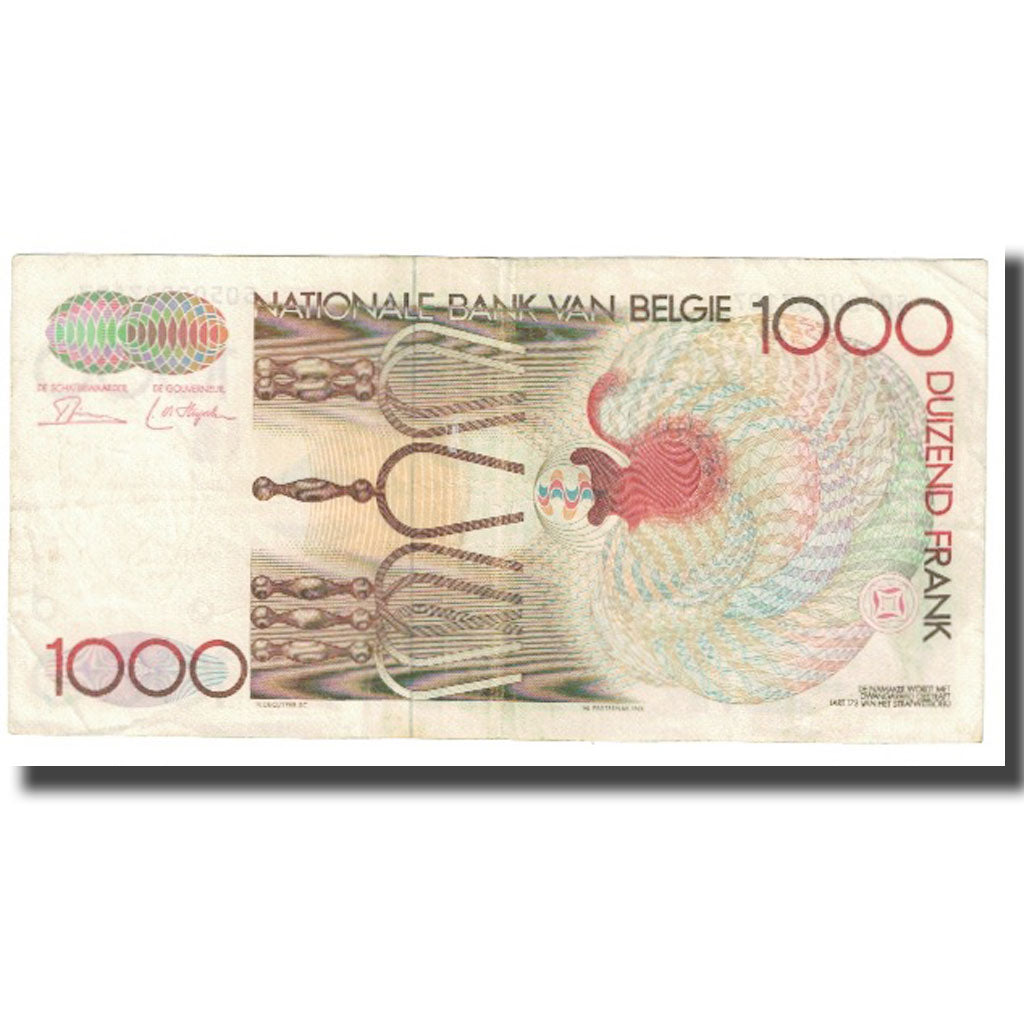 Billet, Belgique, 1000 Francs, KM:144a, TTB