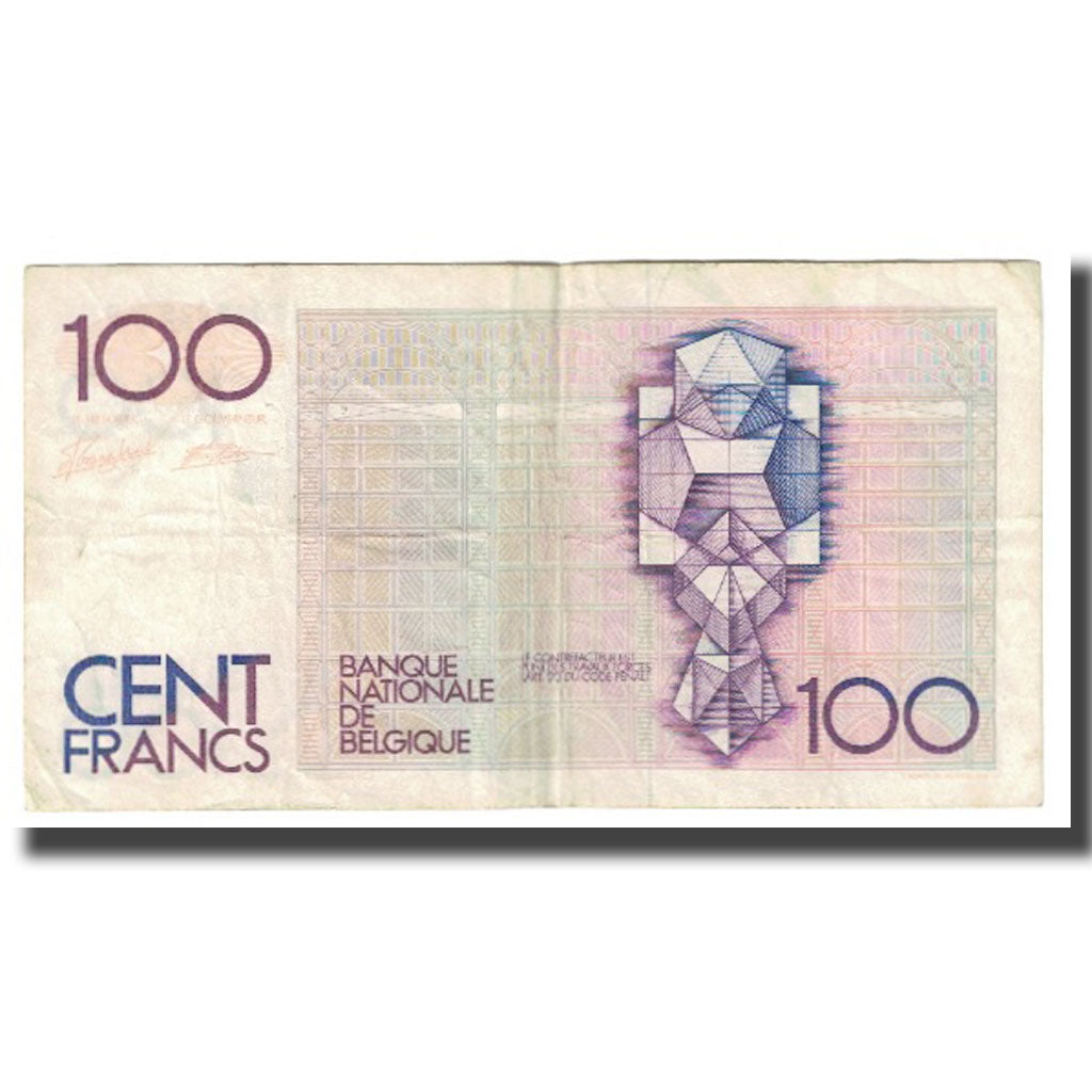 Geldschein, Belgien, 100 Francs, KM:142a, SS