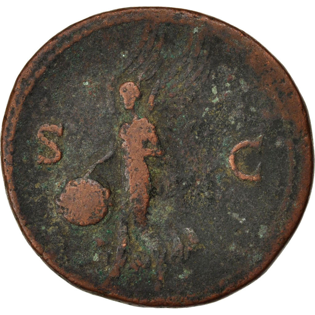 Nero, As, Roma, EF(40-45), Copper, Cohen #302, 10.00