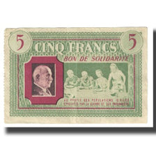 França, Bon de Solidarité, 5 Francs, EF(40-45)