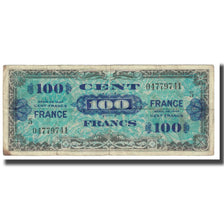 França, 100 Francs, 1944, VF(20-25), Fayette:VF25.5, KM:123c