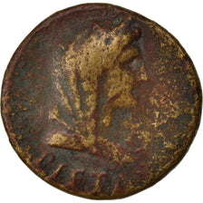 Tiberius, Dupondius, Roma, VF(30-35), Copper, Cohen #1, 12.10