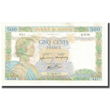 França, 500 Francs, 1941, 1941-06-11, UNC(63), Fayette:32.18, KM:95b