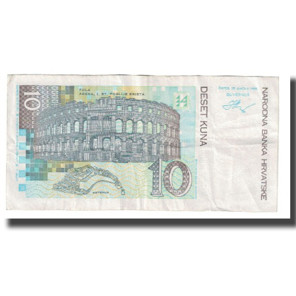 Banknote, Croatia, 10 Kuna, 1995, 1995-01-15, KM:29a, EF(40-45)